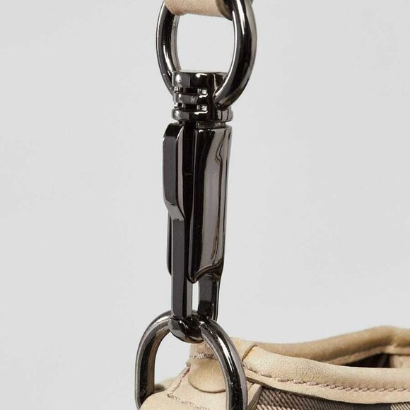 Burberry Smoked Check Coated Canvas Small Northfield Bag - Picture 8 of 11